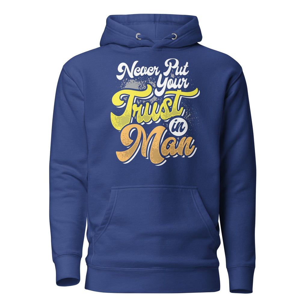 Royal KV Men's Never Trust Hoodies Royal KV