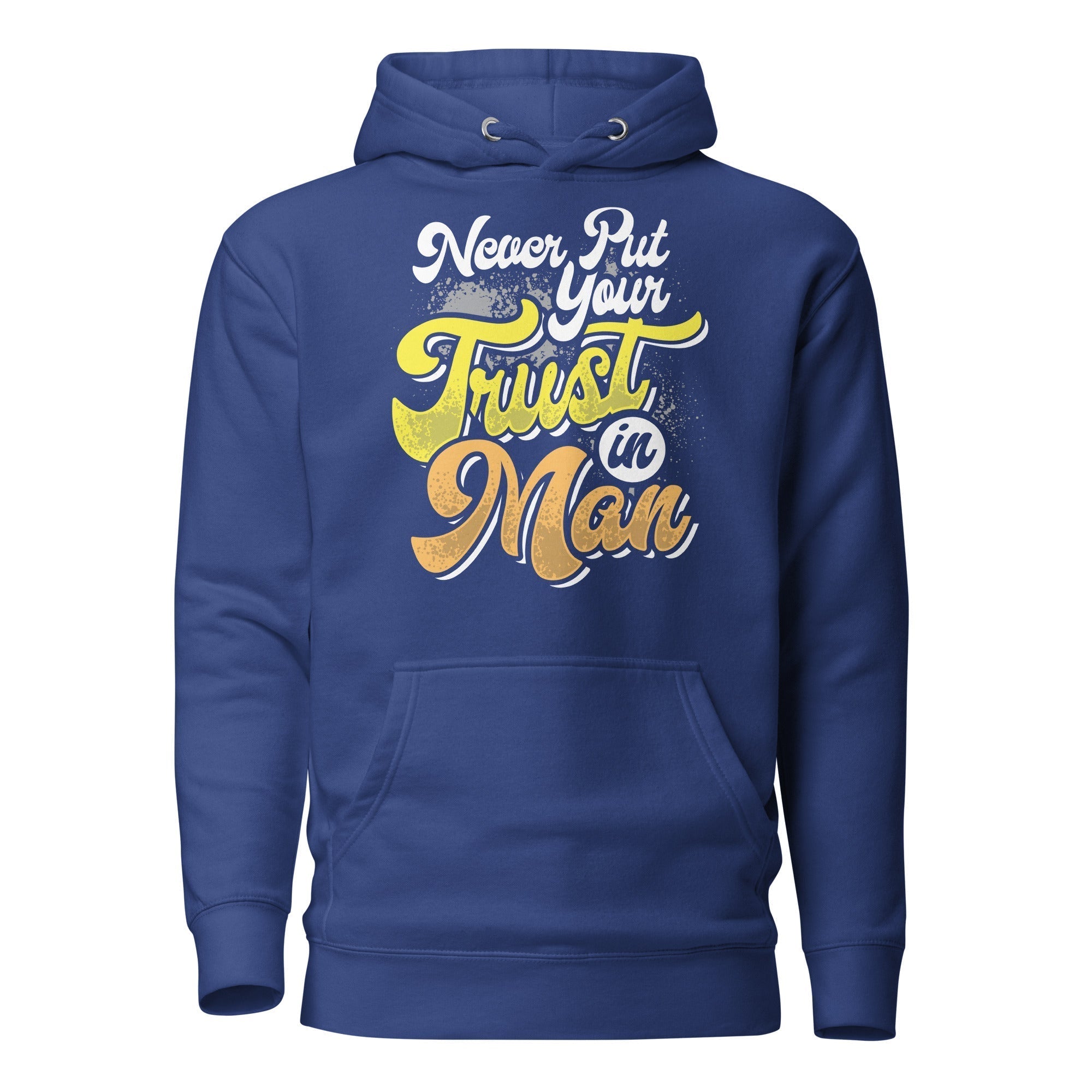 Royal KV Men's Never Trust Hoodies Royal KV